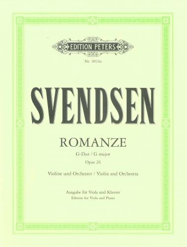 Svendsen Romanze Gmaj Op26 Vla&Pno PET
