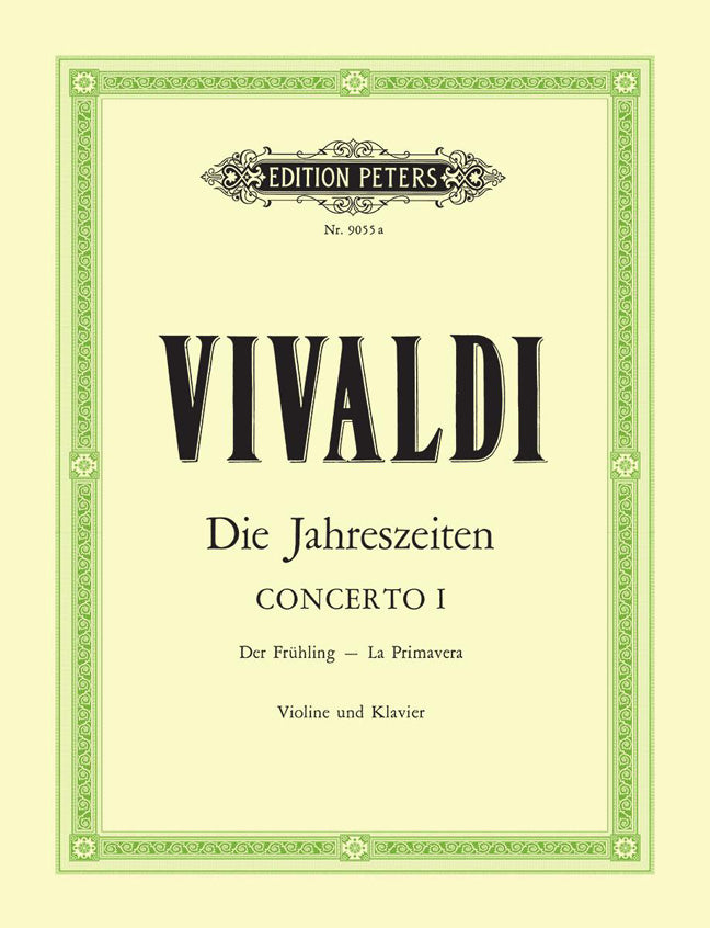 Vivaldi Spring The Seasons Vln&Pno PET