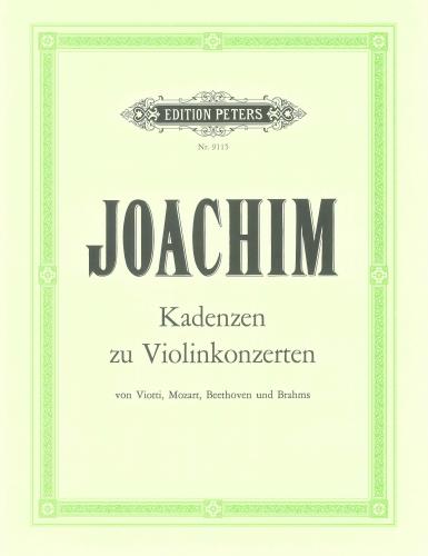 Joachim Violin Cadenzas PET