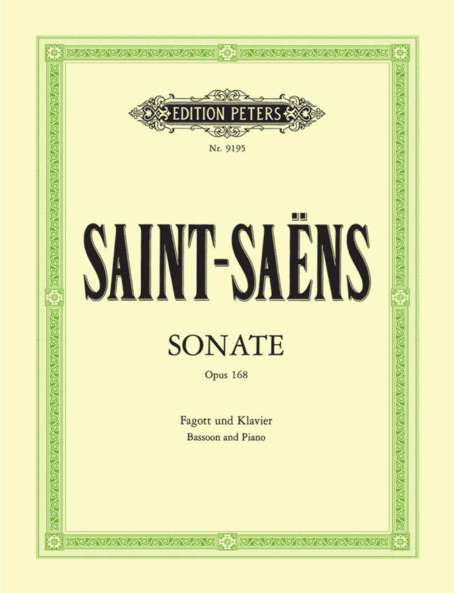 Saint Saens Bsn Sonata Op168 PET