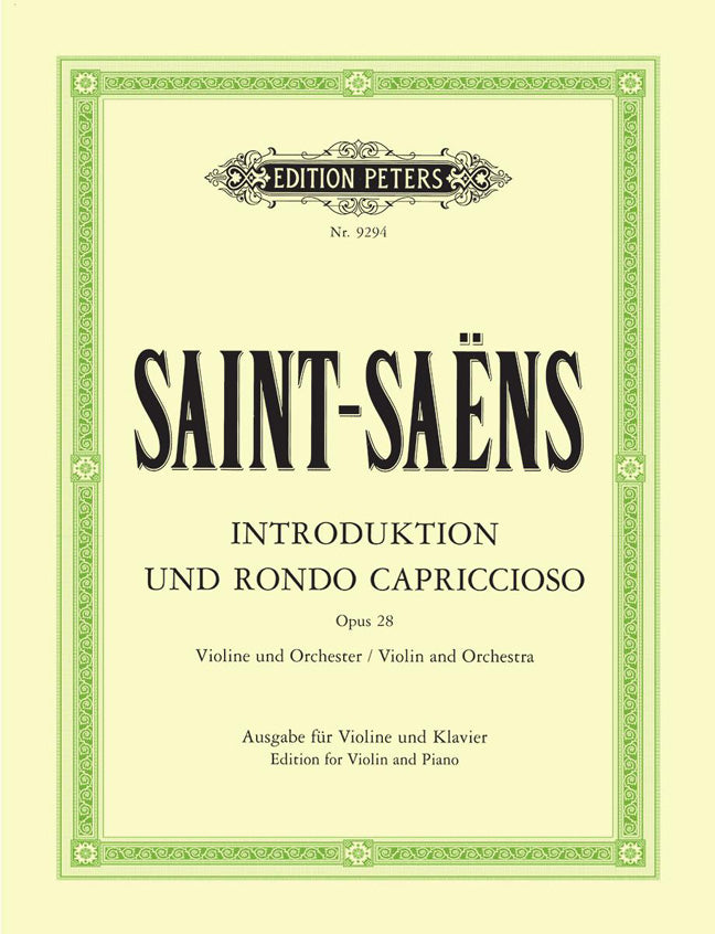 Saint Saens Intro Rondo Capriccioso Op2