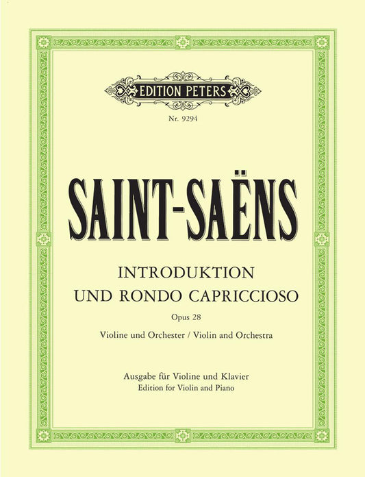 Saint Saens Intro Rondo Capriccioso Op2