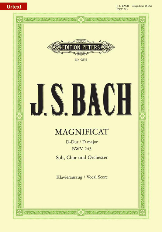 Bach Magnificat D BWV243 V/S PET