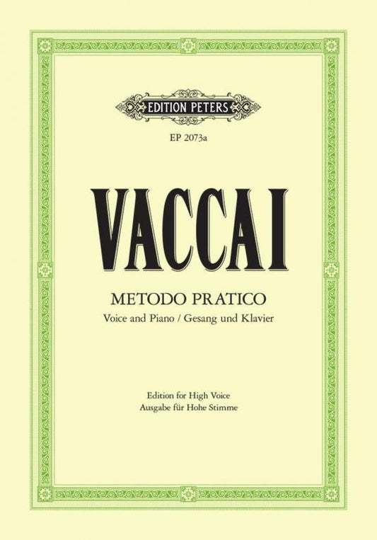 Vaccai Metodo Pratico High Voc+CD PET