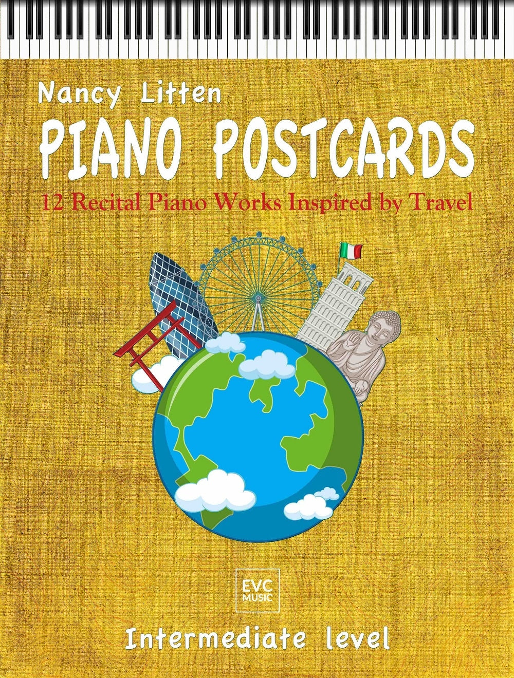 Litten Piano Postcards EVC