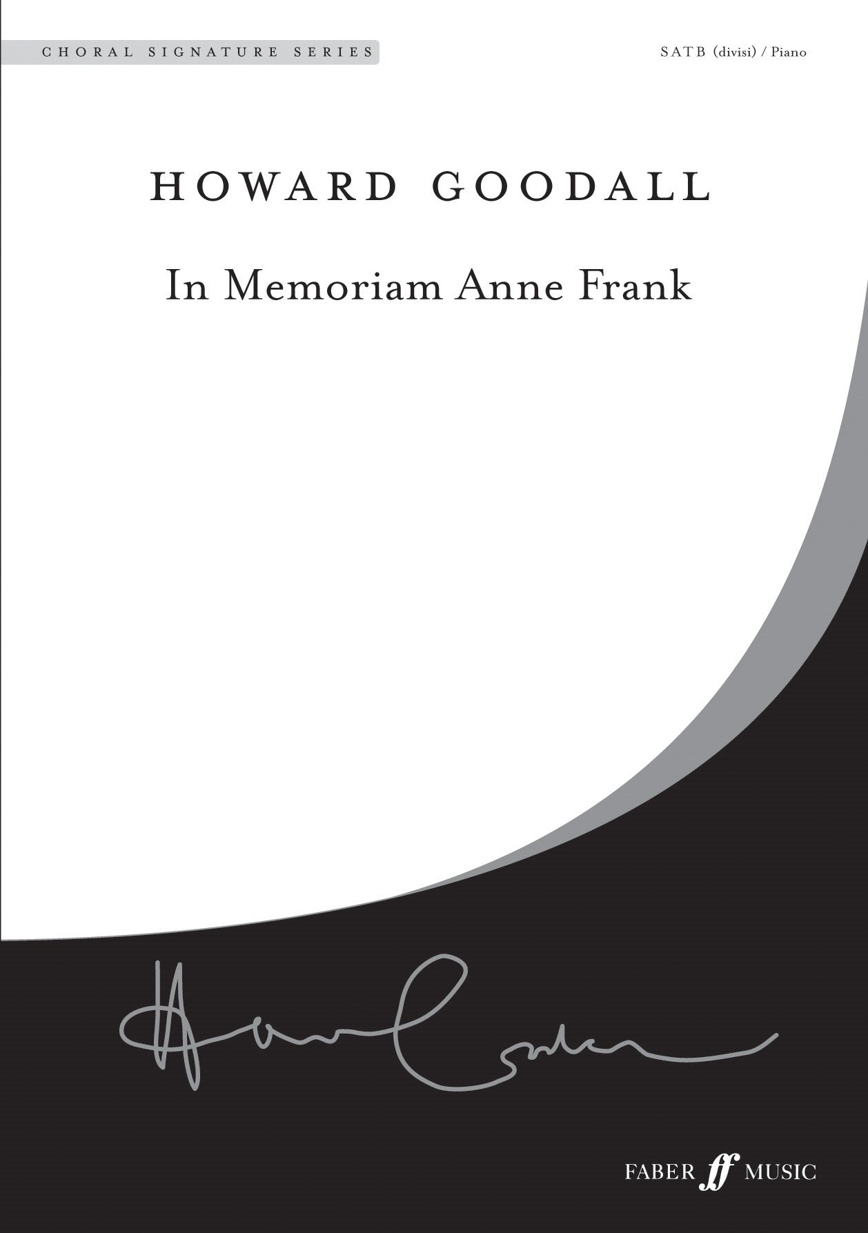 Goodall In Memoriam Anne Frank SATB CSS