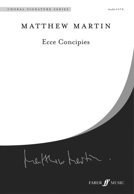 Ecce Concipies Matthew Martin SATB FM