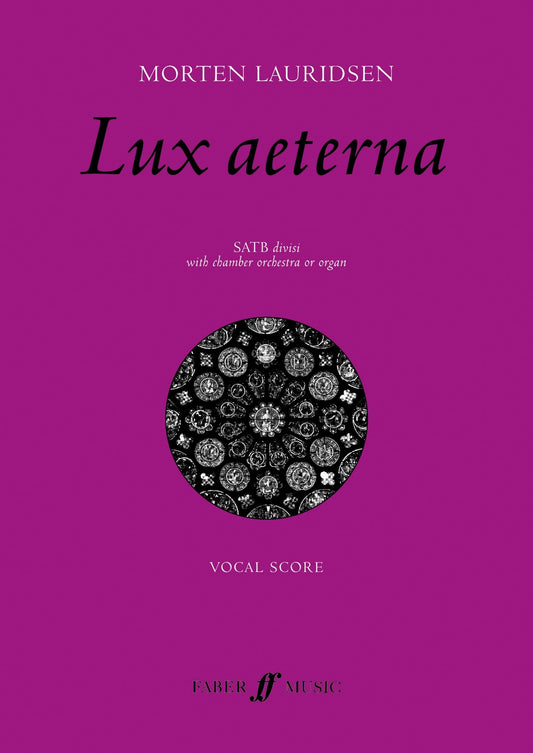 Lauridsen Lux Aeterna VS SATB FM