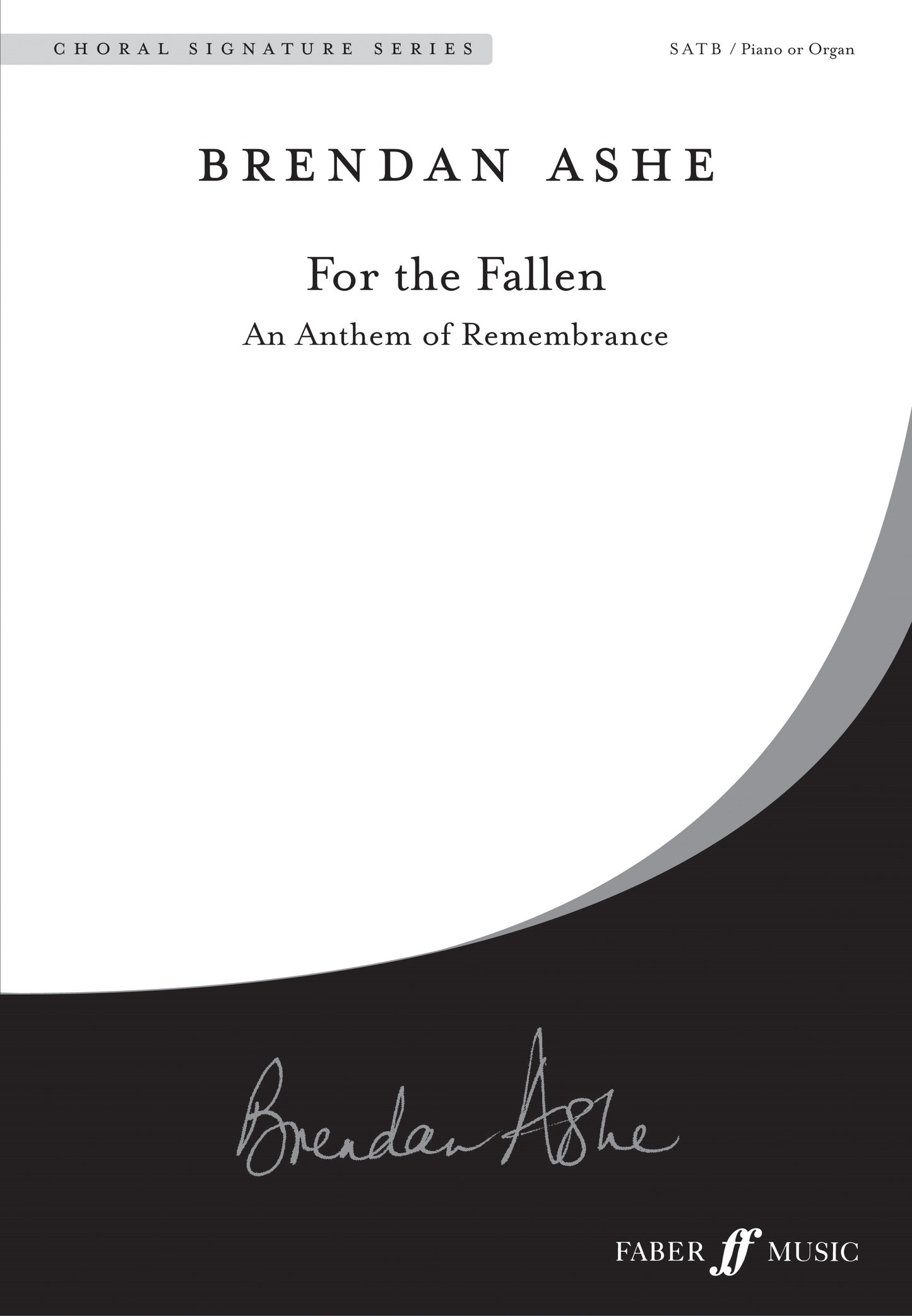 Ashe For The Fallen SATB/Pno/Org FM