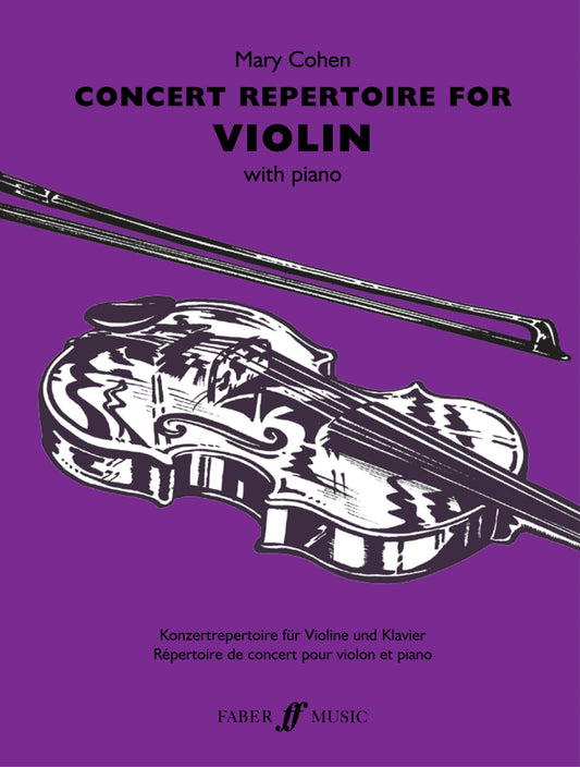 Concert Rep for Vln Cohen FM Purple