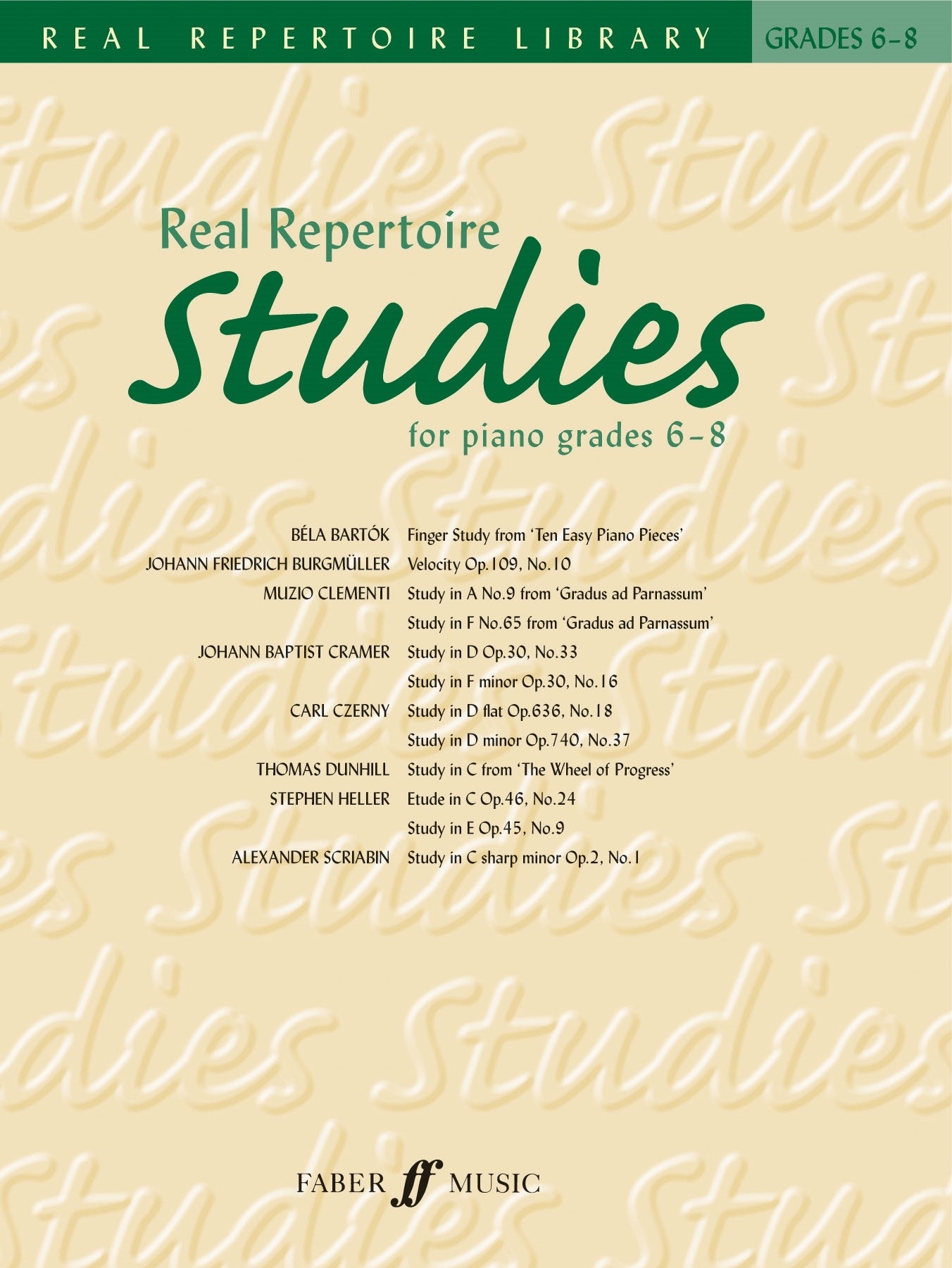 Real Repertoire Studies Pno Gr6-8 FM