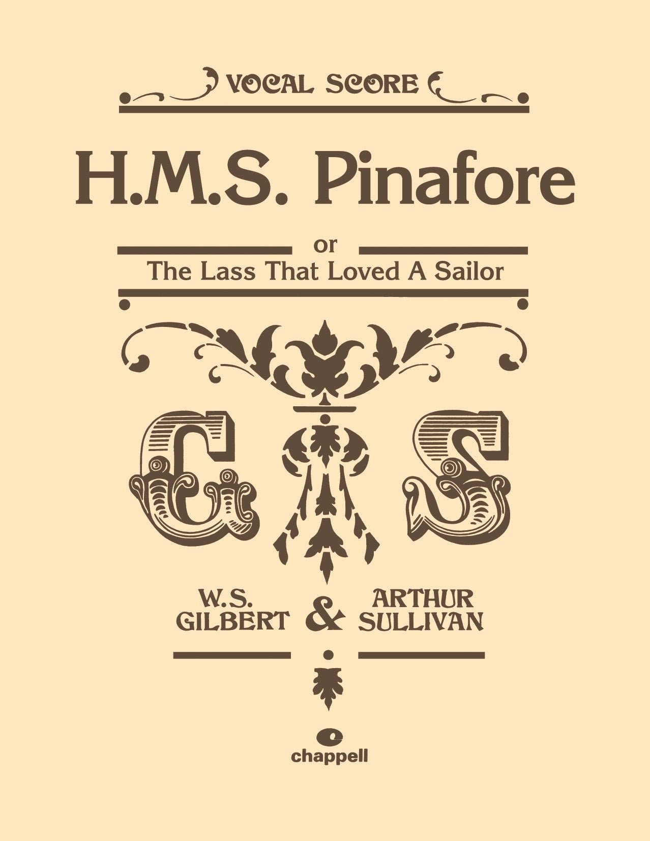 G&S HMS Pinafore V/S Chappell