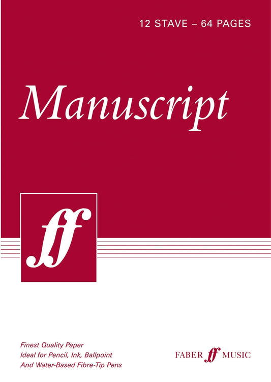 Manuscript A4 12 St 64pp Spiral White