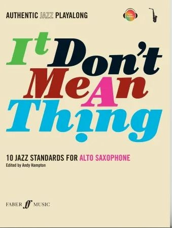 It dont mean a thing Alto Sax+CD FM