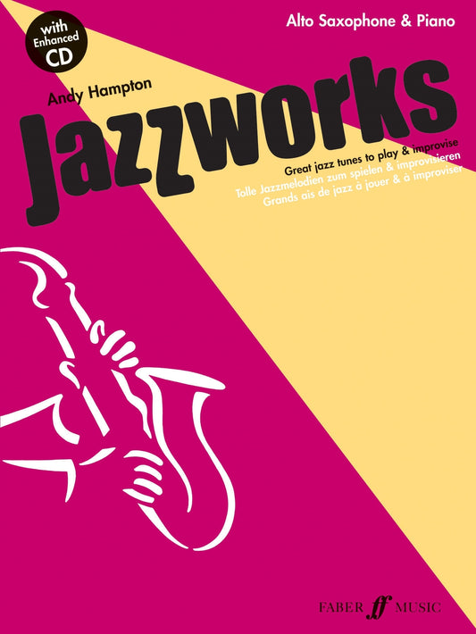 Jazzworks Alto Sax Hampton Bk+CD FM