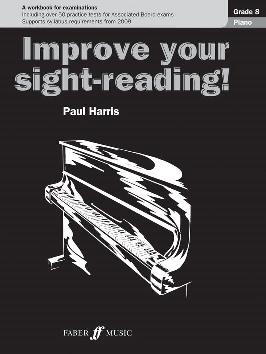 Improve Your Sight-Reading! Piano Grade 8 Harris black NEW