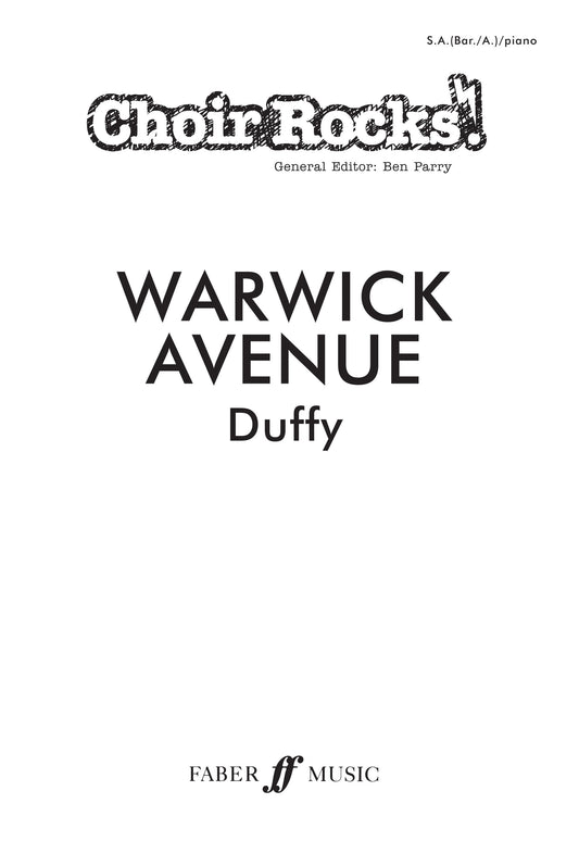 Duffy Warwick Avenue ChoirRocks Parry F