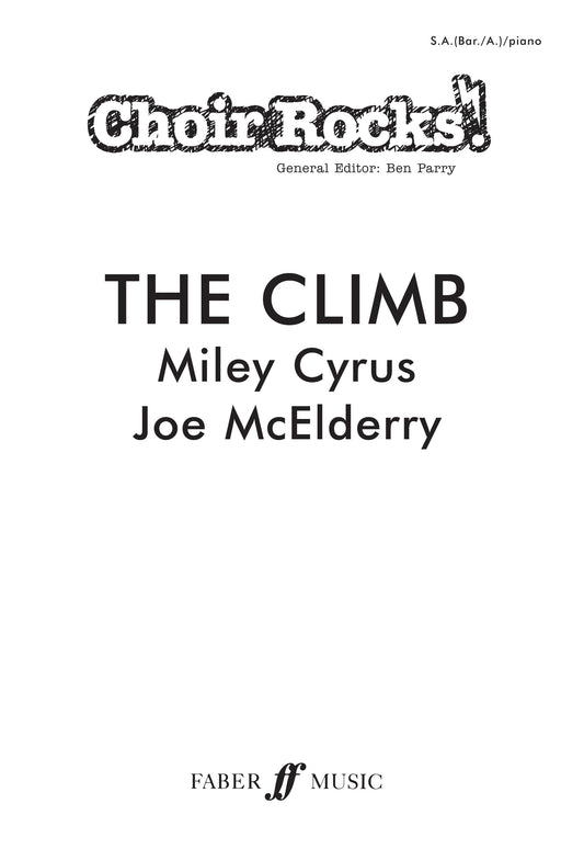 Cyrus/McElderry The Climb ChoirRocks Pa