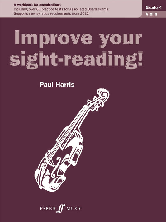Improve Your Sight-Reading! Violin Grade 4 New Ed Maroon