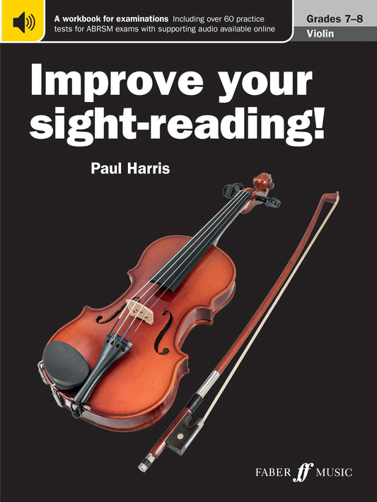 Improve Your Sight-Reading! Violin New Ed Grade 7-8 Black