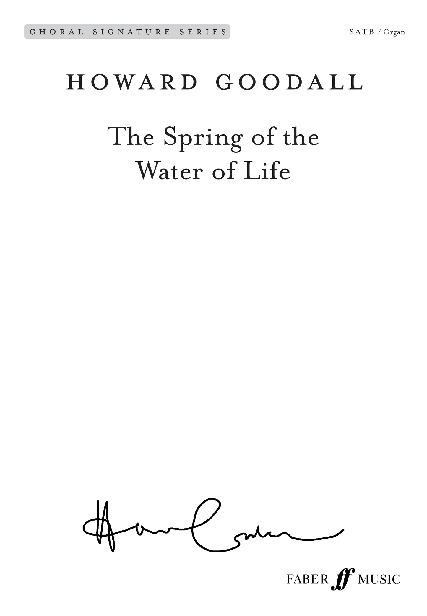 Goodall Spring of the Water of Life SAT