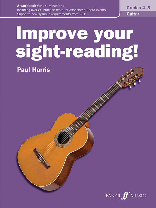 Improve Your Sight-Reading! Guitar Grade 4-5 Harris Purple