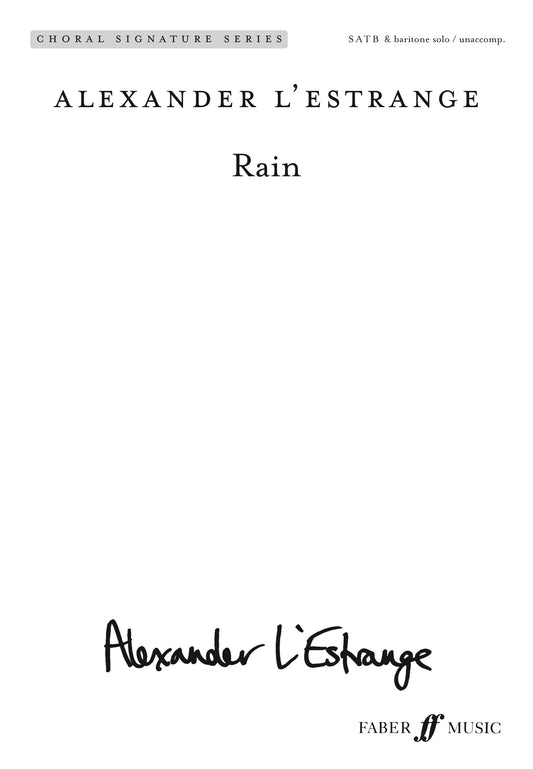 LEstrange Rain SATB CSS