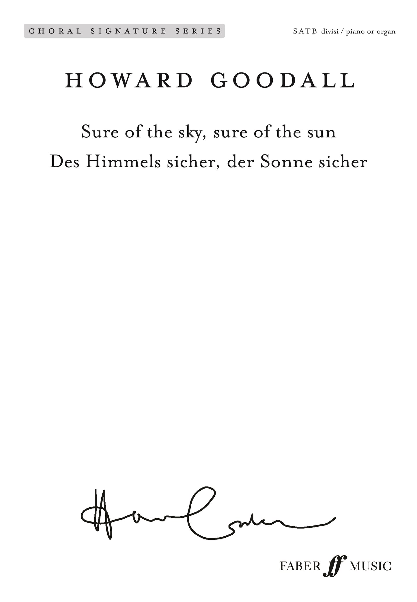 Goodall Promises Of Grace SATB/Org/Tpt