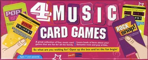 4 Music Card Games Pack