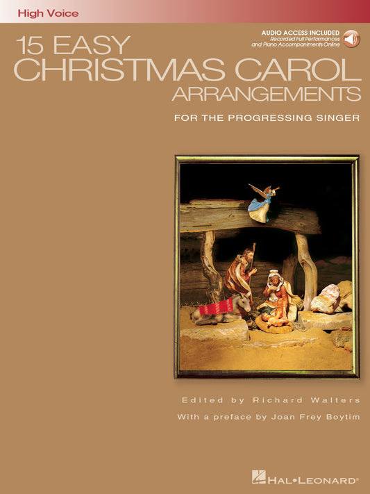 15 Easy Xmas Carol arr HV bk/cd