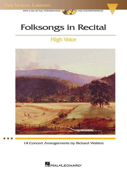 Folksongs in Recital High Voc Bk+CD HL