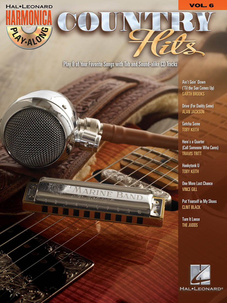 Country Hits Harmonica Play Along Vol6