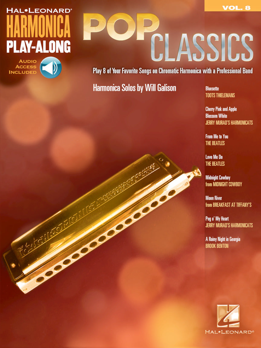 Pop Classics Harmonica Bk/AUD HL