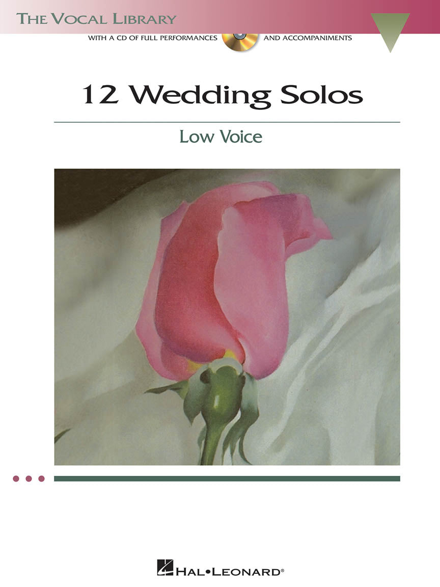 12 Wedding Solos Low Voice+CD+Accomp HL