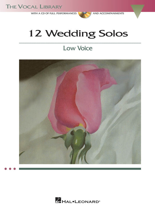 12 Wedding Solos Low Voice+CD+Accomp HL