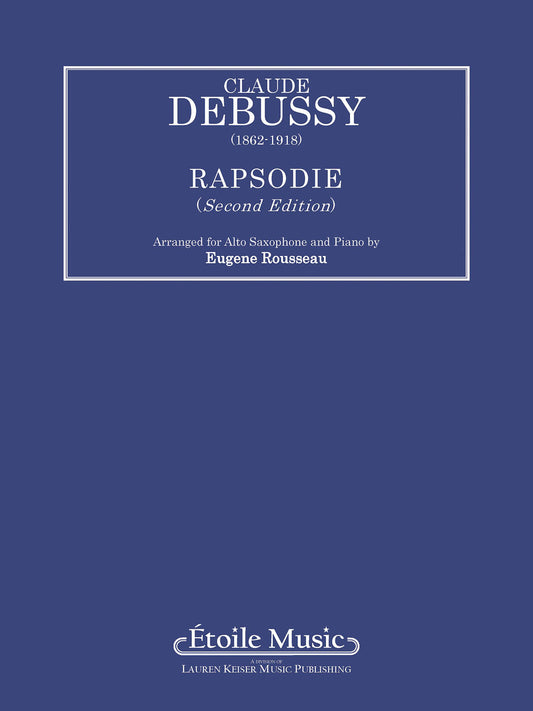 Debussy Rapsodie Alto Sax Keiser