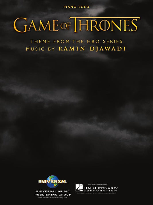 Games Of Thrones PIANO SOLO S/S HL