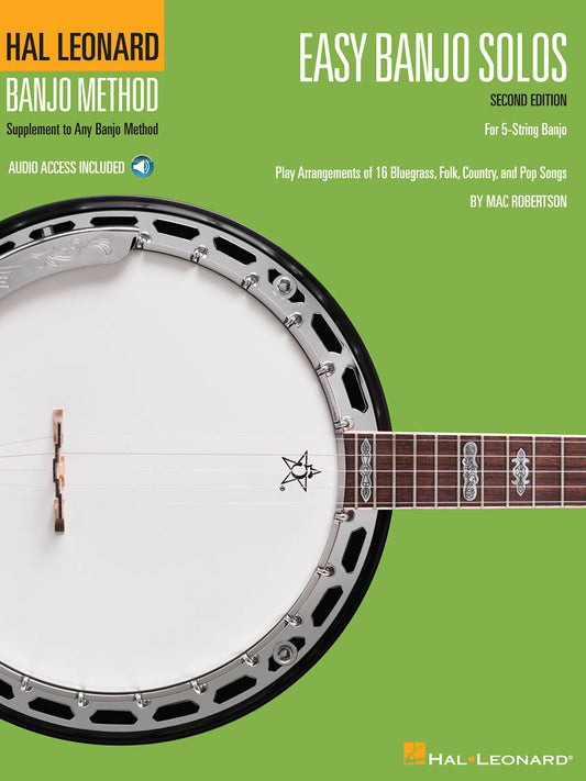 Easy Banjo Solos Robertson Bk HL