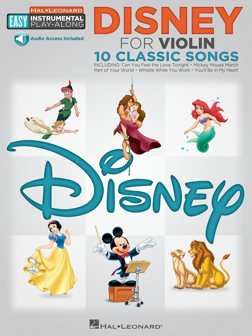 Disney For Violin 10 Classic Songs HL