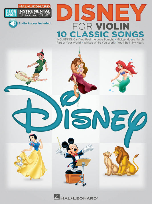 Disney For Violin 10 Classic Songs HL
