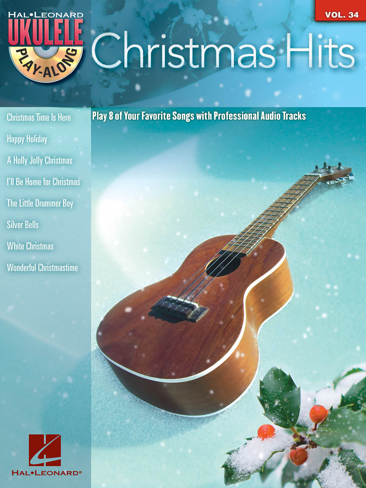 Christmas Hits Ukulele Playalong HL Bk+