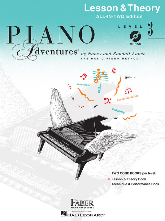 Piano Aventures All-in-Two Level 3 Less