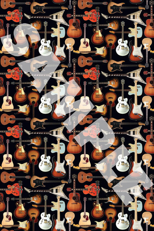 Gift Wrap Guitar Collage HL