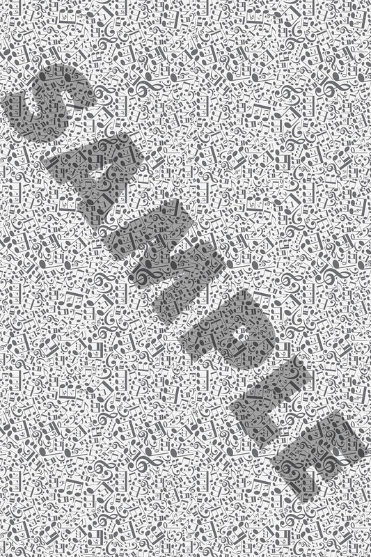 Gift Wrap Music Notes Theme HL