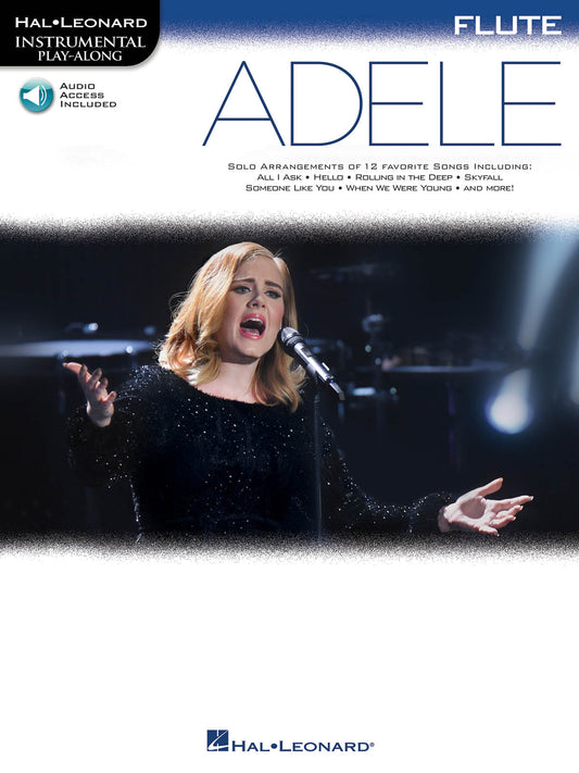 Adele Play-Along Flute HL Bk/AUD