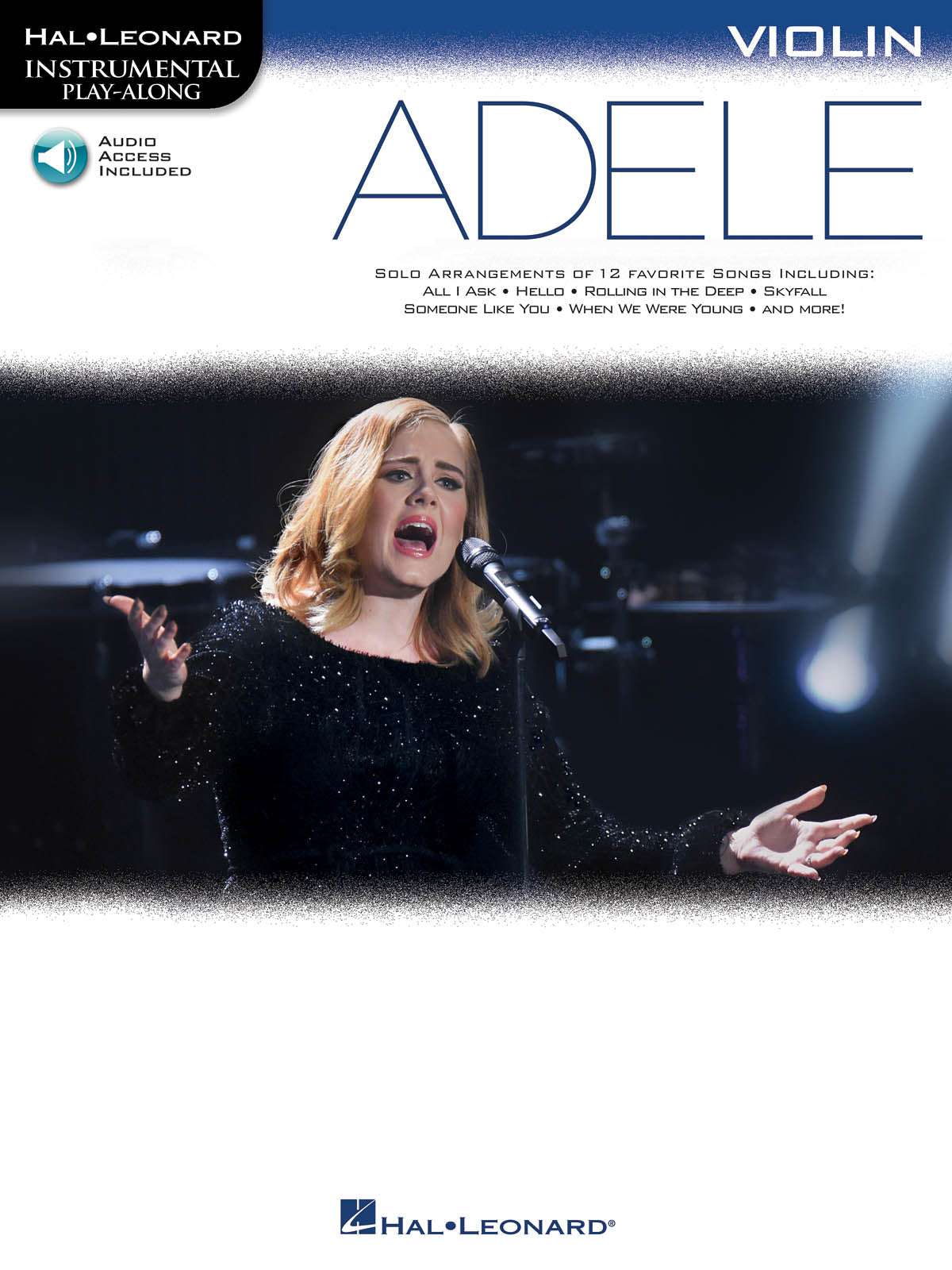 Adele Play-Along Vln HL Bk/AUD