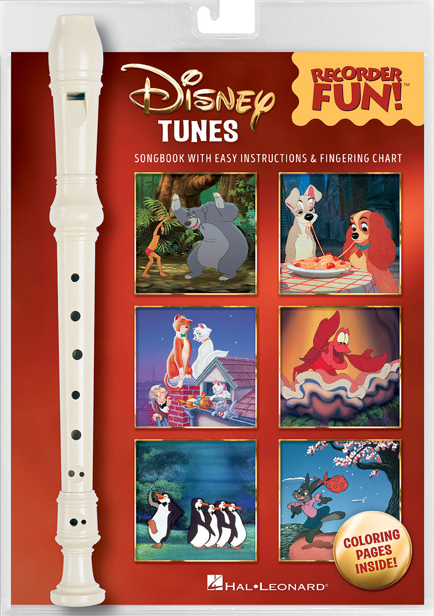 Disney Tunes Recorder Fun Bk+Rec HL