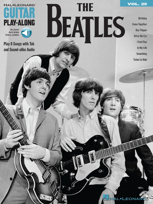 Beatles Gtr Playalong Vol25 Bk+Aud HL