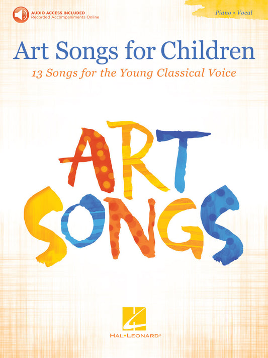 Art Songs for Children Voice&Pno Bk/AUD