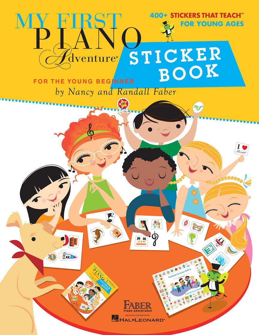 My First Piano Adventure Sticker Bk HL